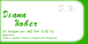 diana wober business card